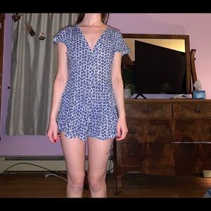 Blue Urban Outfitters romper
